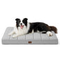 Bedsure Dog Bed for Large Dogs - Orthopedic Waterproof Puppy Beds with Removable Washable Cover, Egg Crate Foam Pet Mat, Suitable for Pet Up to 65 lbs