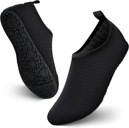 JOTO Water Shoes for Women Men Kids, Barefoot Quick-Dry Aqua Water Socks Slip-on Swim Beach Shoes for Snorkeling Surfing Kayaking Beach Walking Yoga