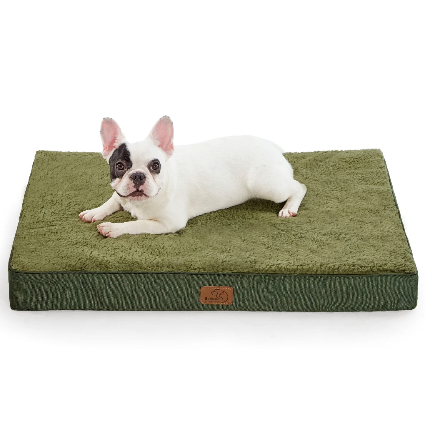Bedsure Dog Bed for Large Dogs - Orthopedic Waterproof Puppy Beds with Removable Washable Cover, Egg Crate Foam Pet Mat, Suitable for Pet Up to 65 lbs