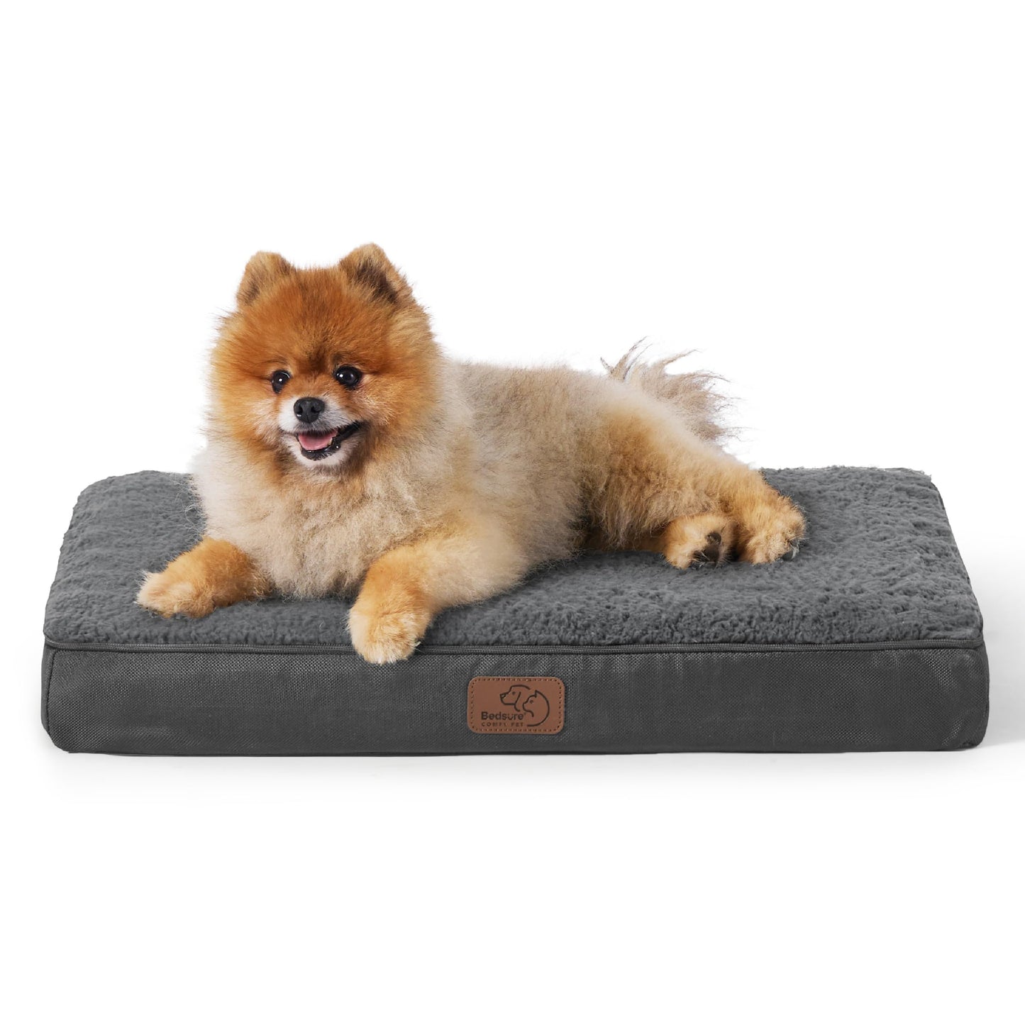 Bedsure Dog Bed for Large Dogs - Orthopedic Waterproof Puppy Beds with Removable Washable Cover, Egg Crate Foam Pet Mat, Suitable for Pet Up to 65 lbs