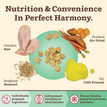 Primal Kibble in The Raw, Freeze Dried Dog Food, Puppy Recipe, Scoop & Serve, Made with Raw Protein, Whole Ingredient Nutrition, Crafted in The USA, Dry Dog Food 5.4 lb Bag