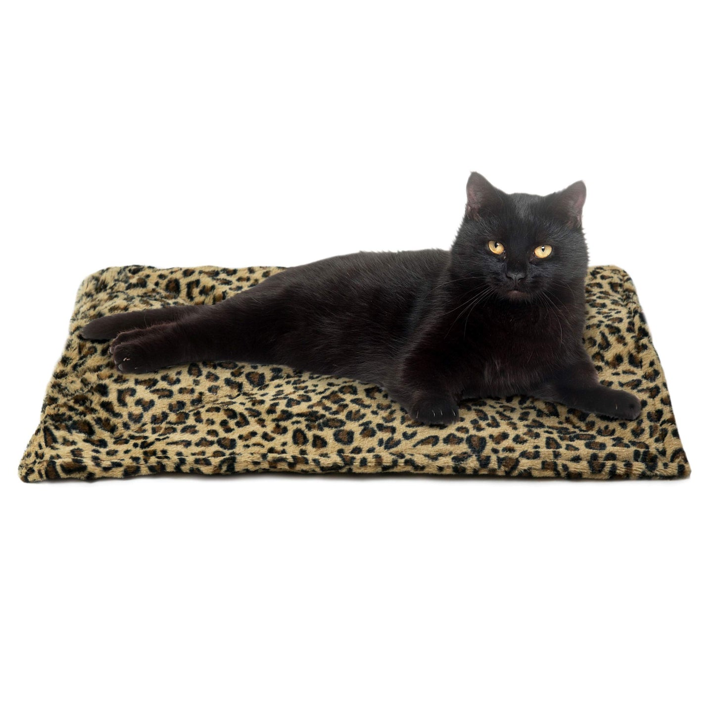 Furhaven ThermaNAP Self-Warming Cat Bed for Indoor Cats & Small Dogs, Washable & Reflects Body Heat - Quilted Faux Fur Reflective Bed Mat - Gray, Small