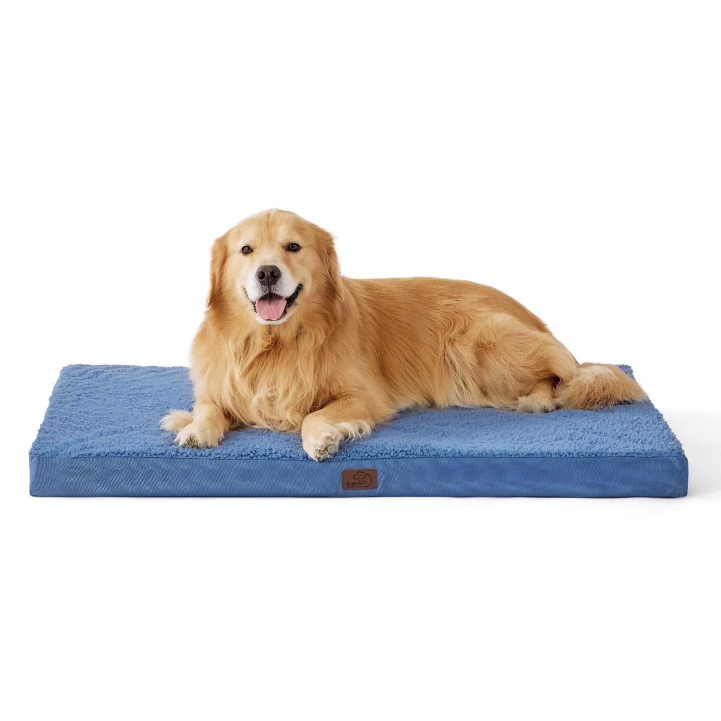 Bedsure Dog Bed for Large Dogs - Orthopedic Waterproof Puppy Beds with Removable Washable Cover, Egg Crate Foam Pet Mat, Suitable for Pet Up to 65 lbs