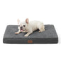 Bedsure Dog Bed for Large Dogs - Orthopedic Waterproof Puppy Beds with Removable Washable Cover, Egg Crate Foam Pet Mat, Suitable for Pet Up to 65 lbs