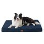 Bedsure Dog Bed for Large Dogs - Orthopedic Waterproof Puppy Beds with Removable Washable Cover, Egg Crate Foam Pet Mat, Suitable for Pet Up to 65 lbs