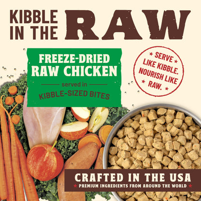 Primal Kibble in The Raw, Freeze Dried Dog Food, Puppy Recipe, Scoop & Serve, Made with Raw Protein, Whole Ingredient Nutrition, Crafted in The USA, Dry Dog Food 5.4 lb Bag