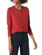 Women's Lightweight Crewneck Cardigan Sweater (Available in Plus Size)