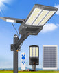JAYNLT Y-12000W Solar Street Lights Outdoor,6500K High Lumen Solar Parking Lot Lights Commercial, Large Split Type Solar Flood Lights with Remote Control,Solar Security Lights for Yard,Driveway