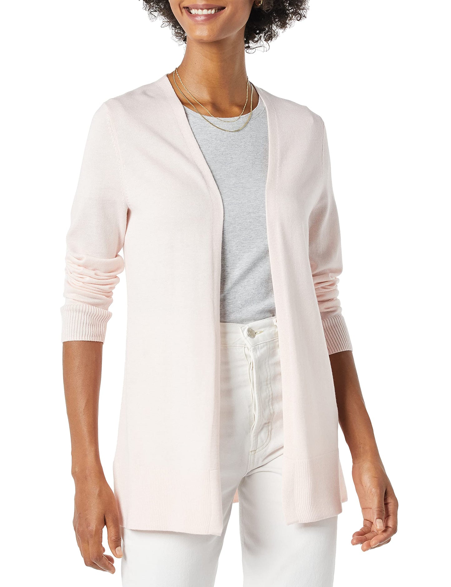 Women's Lightweight Open-Front Cardigan Sweater (Available in Plus Size)