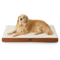 Bedsure Dog Bed for Large Dogs - Orthopedic Waterproof Puppy Beds with Removable Washable Cover, Egg Crate Foam Pet Mat, Suitable for Pet Up to 65 lbs