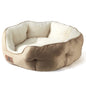 Asvin Small Dog Bed for Small Dogs, Cat Beds for Indoor Cats, Pet Bed for Puppy and Kitty, Extra Soft & Machine Washable with Anti-Slip & Water-Resistant Oxford Bottom, Grey, 20 inches