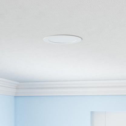 [6 Pack] CLOUDY BAY 4inch Smart WiFi LED Recessed Lights,RGBCW Color Changing Recessed Lighting,Compatible with Alexa and Google Home Assistant,10W 2700K-6500K,CRI90+ Wet Location,White Finish