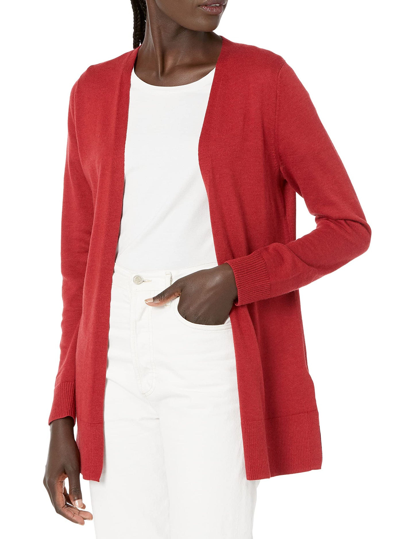 Women's Lightweight Open-Front Cardigan Sweater (Available in Plus Size)