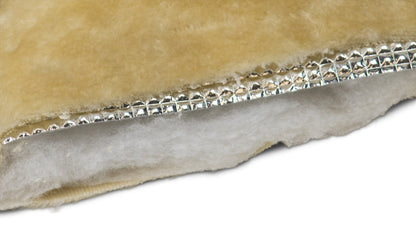 Furhaven ThermaNAP Self-Warming Cat Bed for Indoor Cats & Small Dogs, Washable & Reflects Body Heat - Quilted Faux Fur Reflective Bed Mat - Gray, Small
