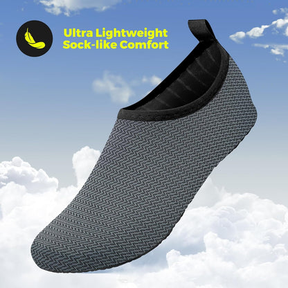 JOTO Water Shoes for Women Men Kids, Barefoot Quick-Dry Aqua Water Socks Slip-on Swim Beach Shoes for Snorkeling Surfing Kayaking Beach Walking Yoga