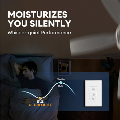 42 Inch Ceiling Fans with Lights and Remote/App Control, Modern Nickel