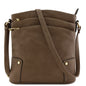 ALYSSA Triple Zip Pocket Large Crossbody Bag