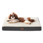 Bedsure Dog Bed for Large Dogs - Orthopedic Waterproof Puppy Beds with Removable Washable Cover, Egg Crate Foam Pet Mat, Suitable for Pet Up to 65 lbs