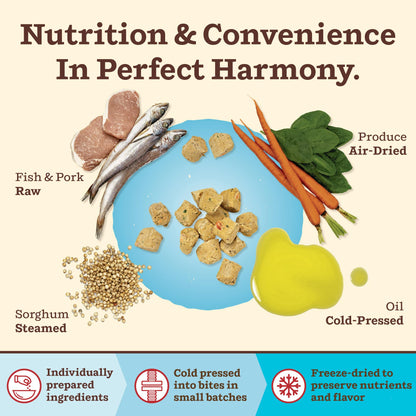 Primal Kibble in The Raw, Freeze Dried Dog Food, Puppy Recipe, Scoop & Serve, Made with Raw Protein, Whole Ingredient Nutrition, Crafted in The USA, Dry Dog Food 5.4 lb Bag