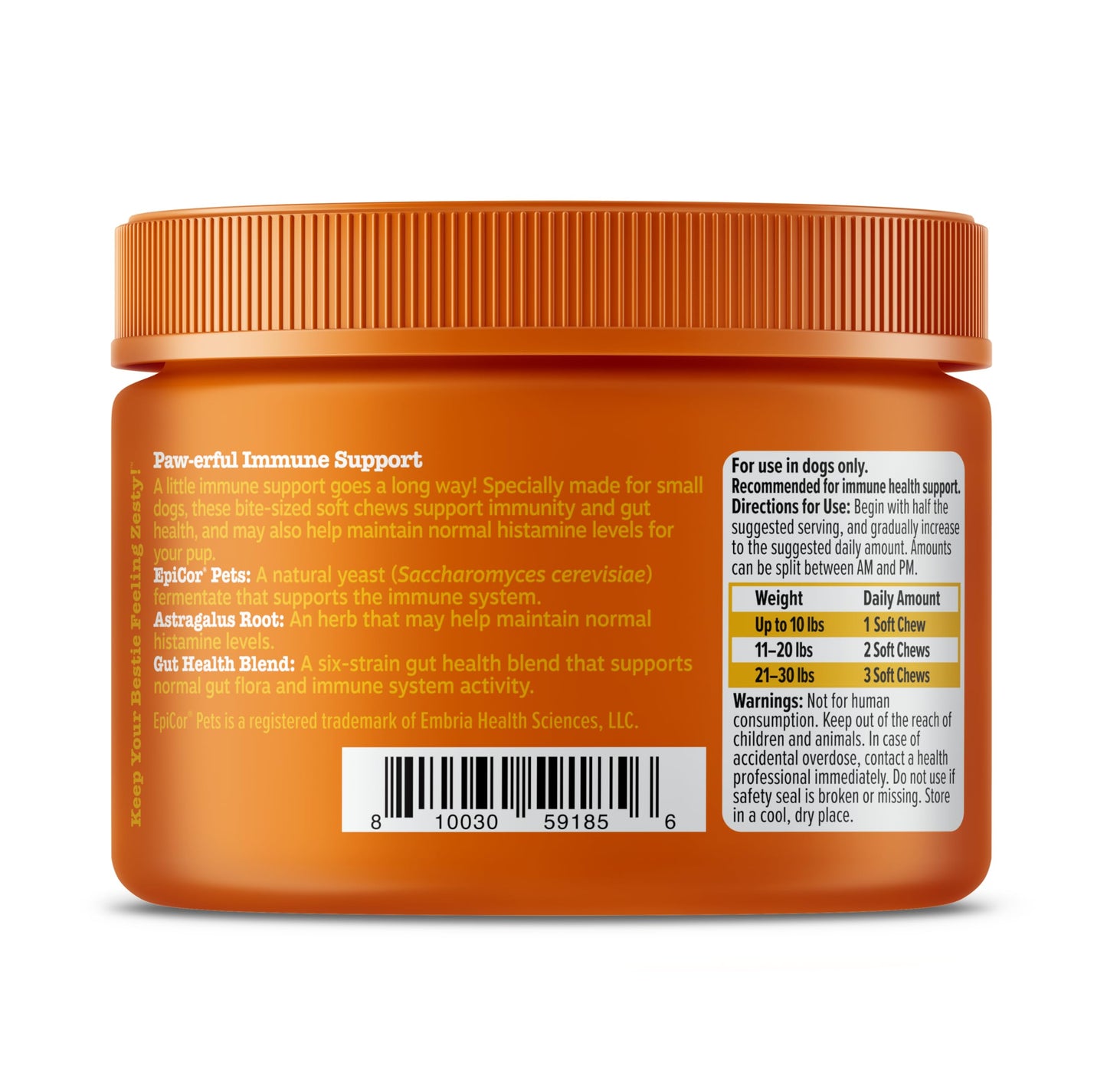 Suplemento inmune a las alergias para perros - Con Omega 3 Aceite de salmón salvaje de Alaska y EpiCor + Prebióticos y probióticos digestivos - Alergias estacionales + Anti picor y puntos calientes Apoyo a la piel - 90 masticables Golosinas