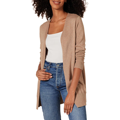 Women's Lightweight Open-Front Cardigan Sweater (Available in Plus Size)