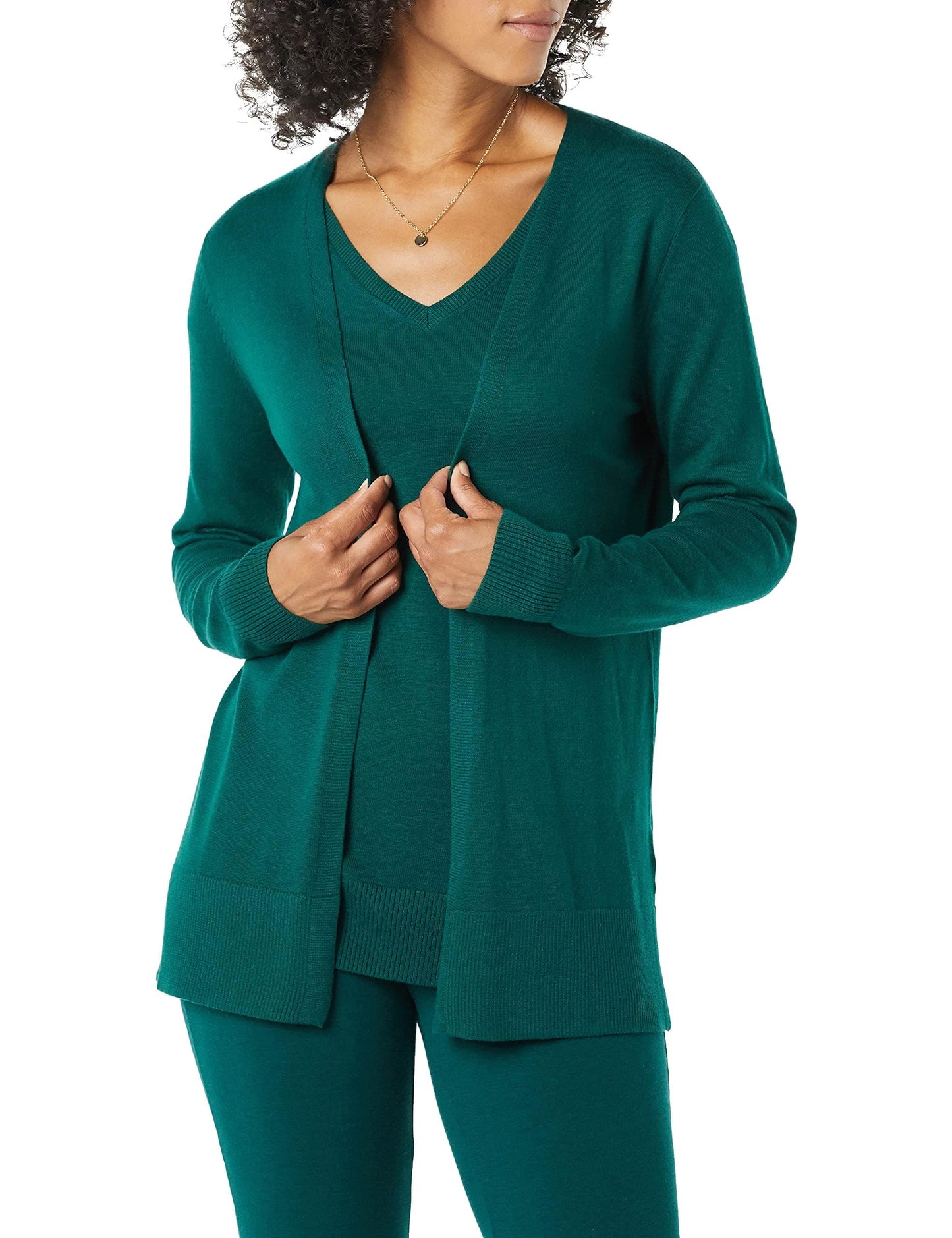 Women's Lightweight Open-Front Cardigan Sweater (Available in Plus Size)