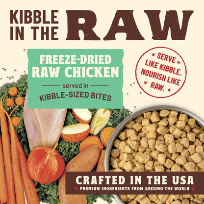Primal Kibble in The Raw, Freeze Dried Dog Food, Puppy Recipe, Scoop & Serve, Made with Raw Protein, Whole Ingredient Nutrition, Crafted in The USA, Dry Dog Food 5.4 lb Bag