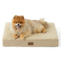 Bedsure Dog Bed for Large Dogs - Orthopedic Waterproof Puppy Beds with Removable Washable Cover, Egg Crate Foam Pet Mat, Suitable for Pet Up to 65 lbs