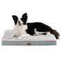 Bedsure Dog Bed for Large Dogs - Orthopedic Waterproof Puppy Beds with Removable Washable Cover, Egg Crate Foam Pet Mat, Suitable for Pet Up to 65 lbs