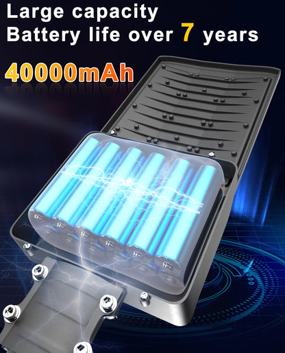 JAYNLT Y-12000W Solar Street Lights Outdoor,6500K High Lumen Solar Parking Lot Lights Commercial, Large Split Type Solar Flood Lights with Remote Control,Solar Security Lights for Yard,Driveway