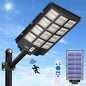 JAYNLT Y-7200W Solar Street Lights Outdoor,680000LM 6500K High Lumen Solar Parking Lot Lights Commercial, Dusk to Dawn Solar Security Flood Lights with Motion Sensor for Parking Lot,Garage,Stadium