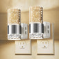 Night Lights Plug into Wall, Soft Light LED Night Light with Adjustable Brightness, Plug in Night Light with Auto Light Sensor, Wall Sconce-Style Design Night Light for Bathroom,Hallway, 2 Pack