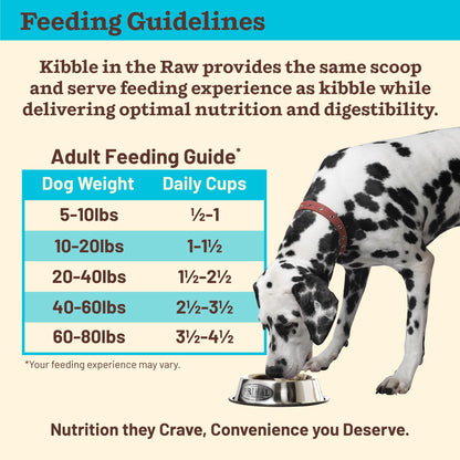 Primal Kibble in The Raw, Freeze Dried Dog Food, Puppy Recipe, Scoop & Serve, Made with Raw Protein, Whole Ingredient Nutrition, Crafted in The USA, Dry Dog Food 5.4 lb Bag