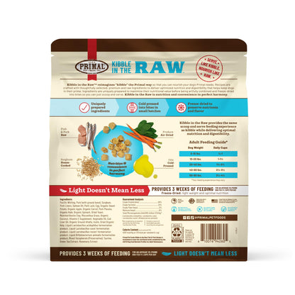 Primal Kibble in The Raw, Freeze Dried Dog Food, Puppy Recipe, Scoop & Serve, Made with Raw Protein, Whole Ingredient Nutrition, Crafted in The USA, Dry Dog Food 5.4 lb Bag