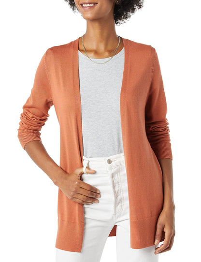 Women's Lightweight Open-Front Cardigan Sweater (Available in Plus Size)