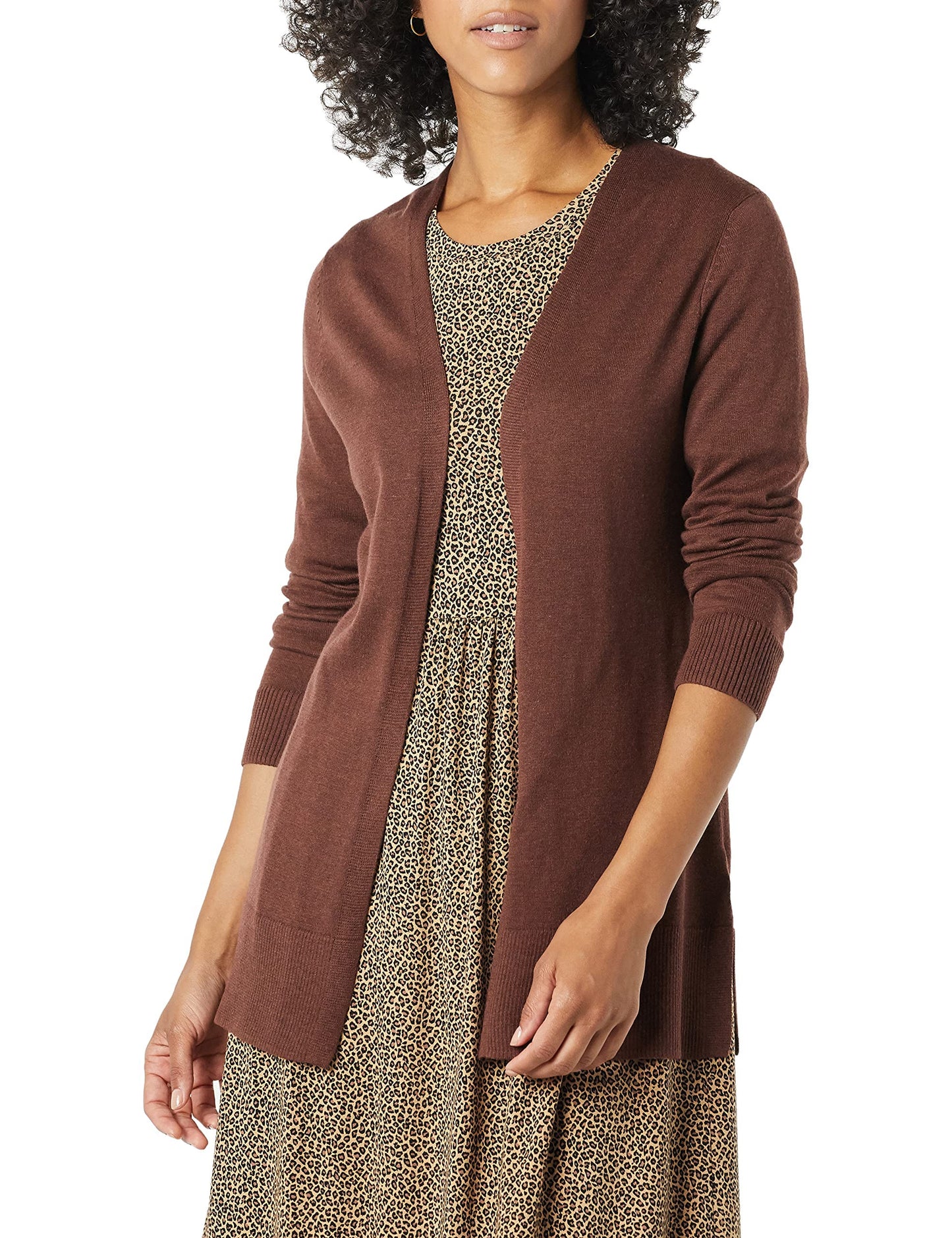 Women's Lightweight Open-Front Cardigan Sweater (Available in Plus Size)