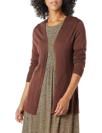 Women's Lightweight Open-Front Cardigan Sweater (Available in Plus Size)