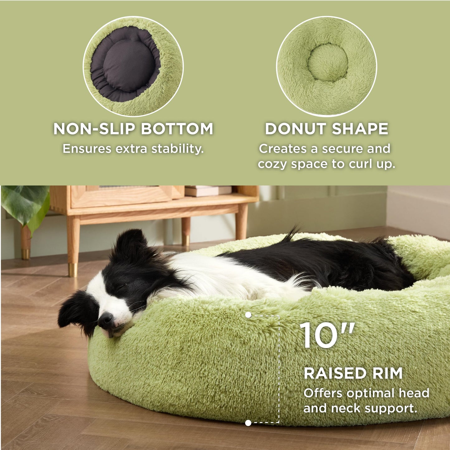 Bedsure Calming Cat Beds for Indoor Cats - Small Cat Bed Washable 20 inches, Anti-Slip Round Fluffy Plush Faux Fur Pet Bed, Fits up to 15 lbs Pets, Camel