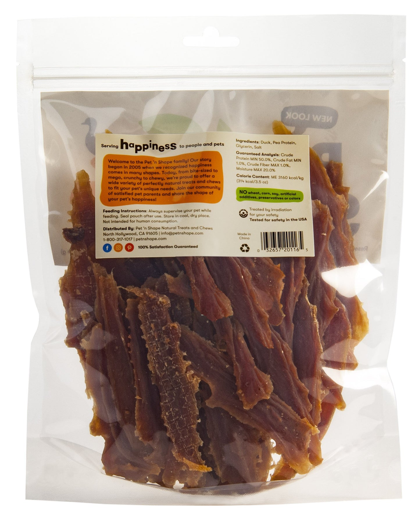 Pet 'n Shape Chik 'n Breast Jerky Dog Treats - 1 Pound