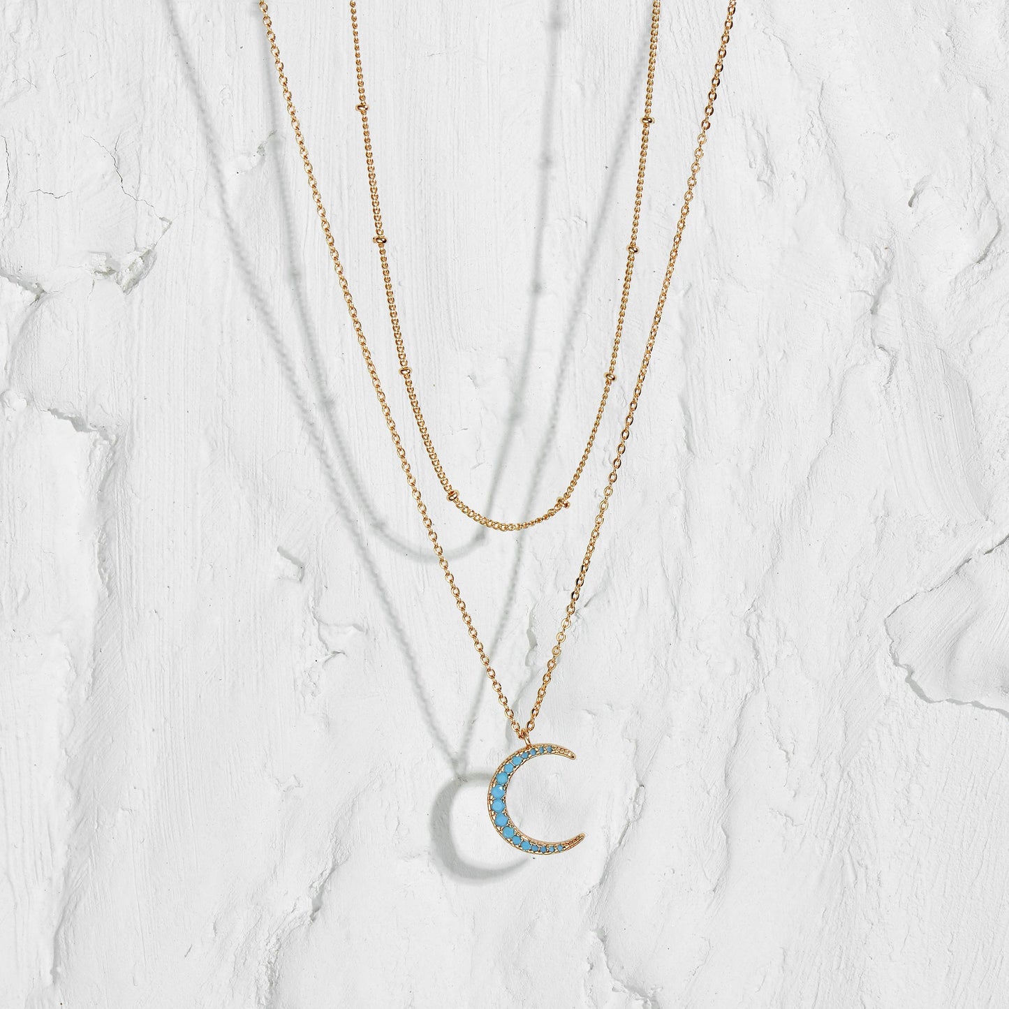 MEVECCO Layered Heart Necklace Pendant Handmade 18k Gold Plated Dainty Gold Choker Arrow Bar Layering Long Necklace for Women