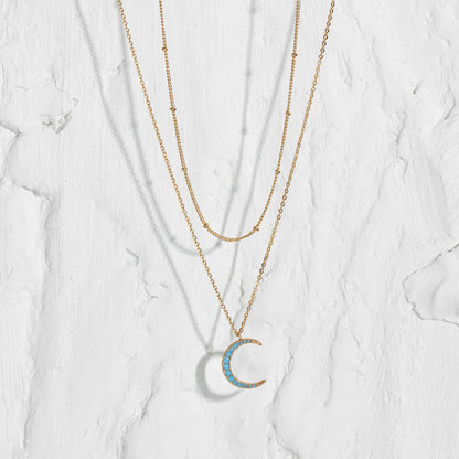MEVECCO Layered Heart Necklace Pendant Handmade 18k Gold Plated Dainty Gold Choker Arrow Bar Layering Long Necklace for Women
