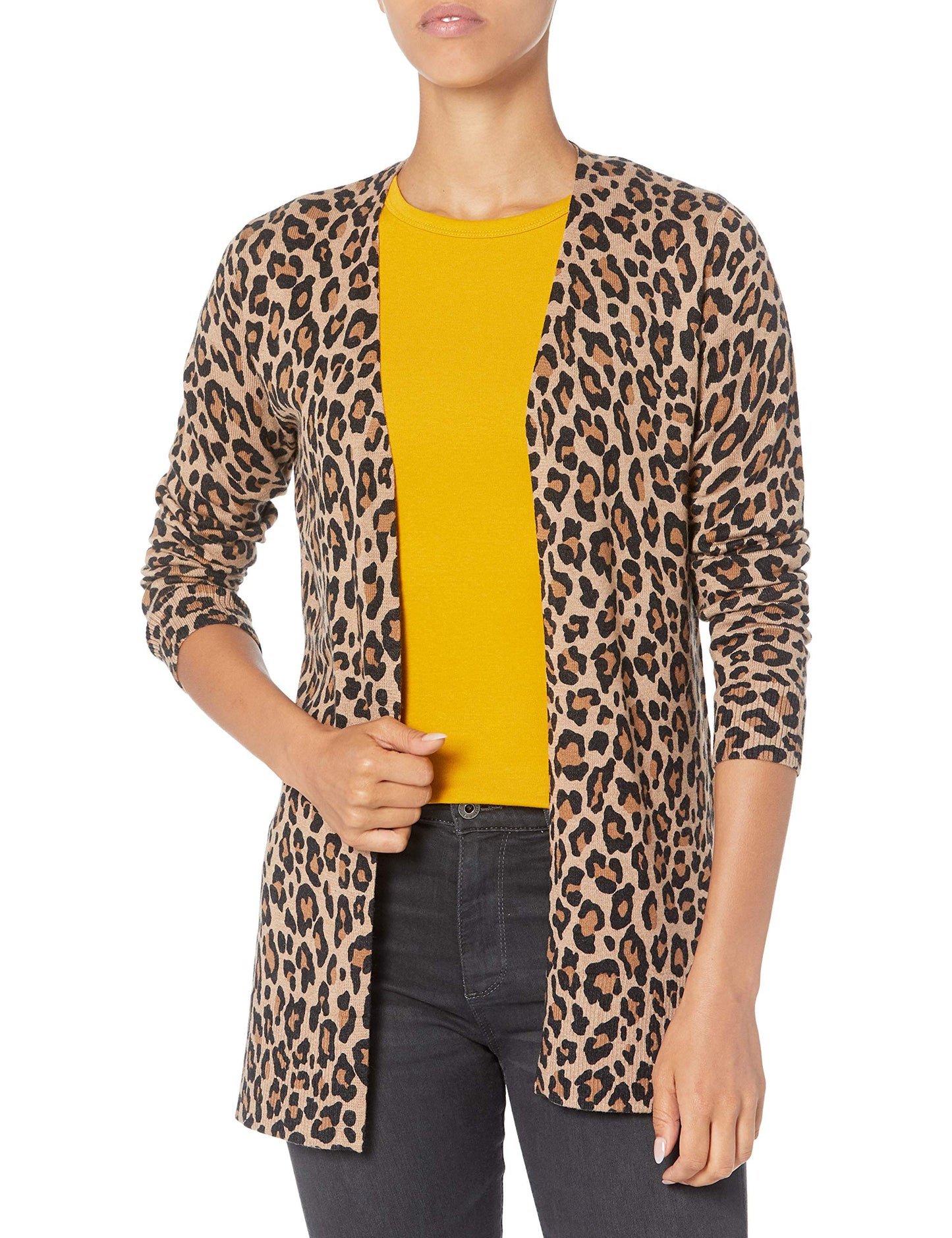 Women's Lightweight Open-Front Cardigan Sweater (Available in Plus Size)