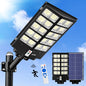 JAYNLT Y-7200W Solar Street Lights Outdoor,680000LM 6500K High Lumen Solar Parking Lot Lights Commercial, Dusk to Dawn Solar Security Flood Lights with Motion Sensor for Parking Lot,Garage,Stadium