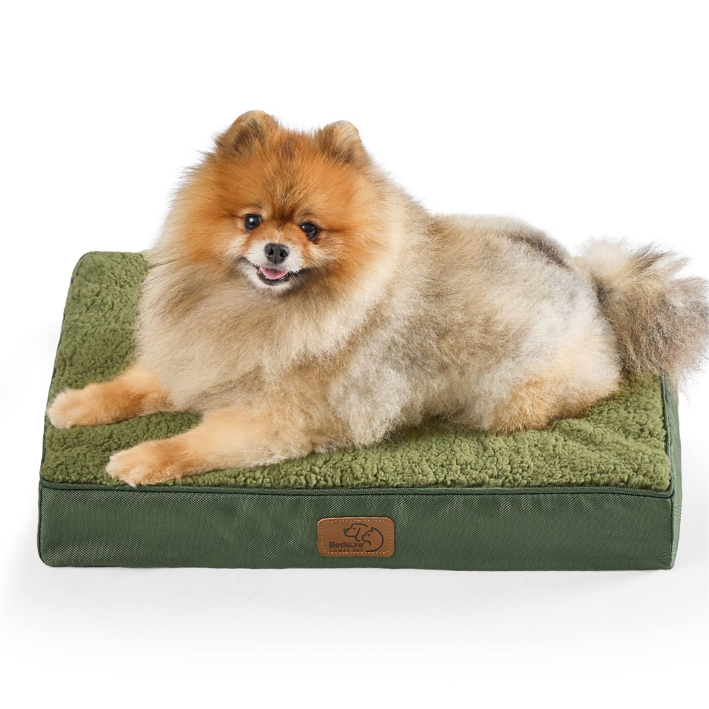 Bedsure Dog Bed for Large Dogs - Orthopedic Waterproof Puppy Beds with Removable Washable Cover, Egg Crate Foam Pet Mat, Suitable for Pet Up to 65 lbs