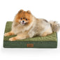 Bedsure Dog Bed for Large Dogs - Orthopedic Waterproof Puppy Beds with Removable Washable Cover, Egg Crate Foam Pet Mat, Suitable for Pet Up to 65 lbs