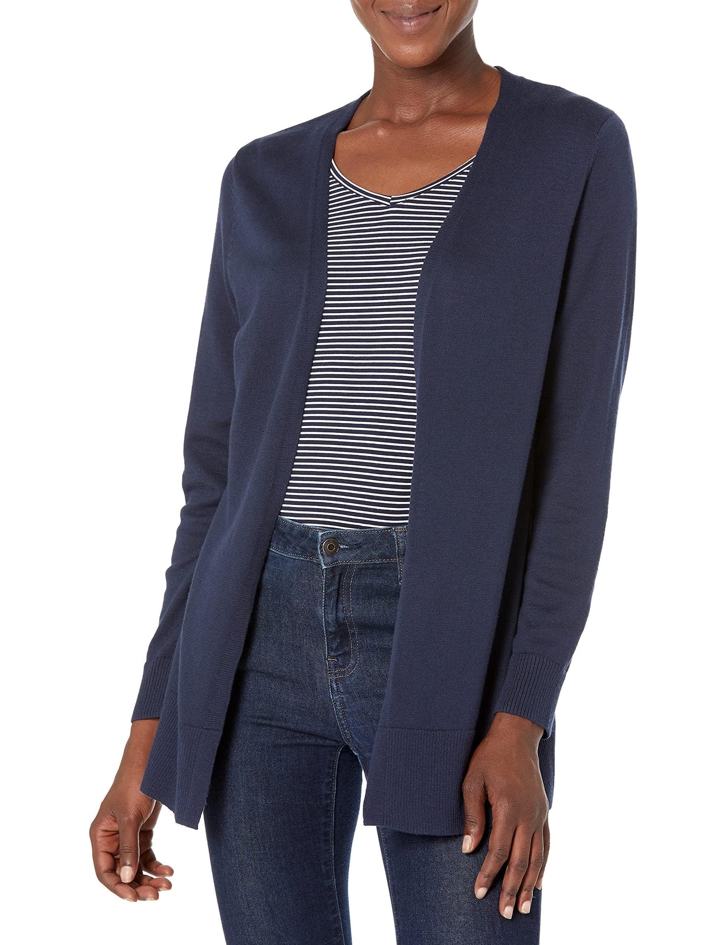 Women's Lightweight Open-Front Cardigan Sweater (Available in Plus Size)