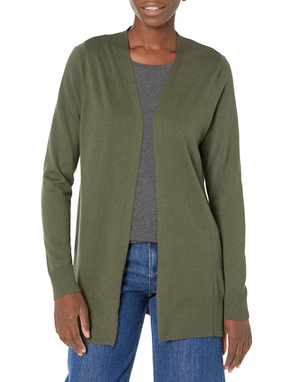 Women's Lightweight Open-Front Cardigan Sweater (Available in Plus Size)