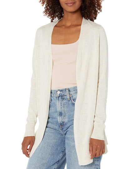 Women's Lightweight Open-Front Cardigan Sweater (Available in Plus Size)