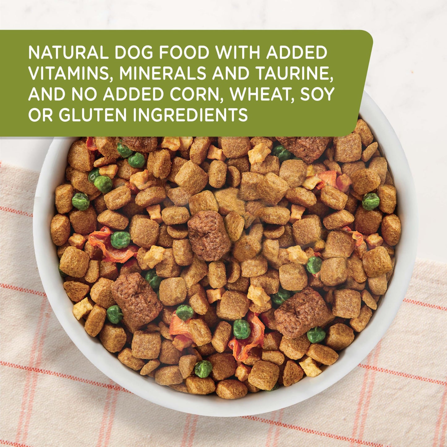 Rachael Ray Nutrish Dish Premium Dry Dog Food, Chicken & Brown Rice Recipe with Veggies & Fruit, 23 Pounds