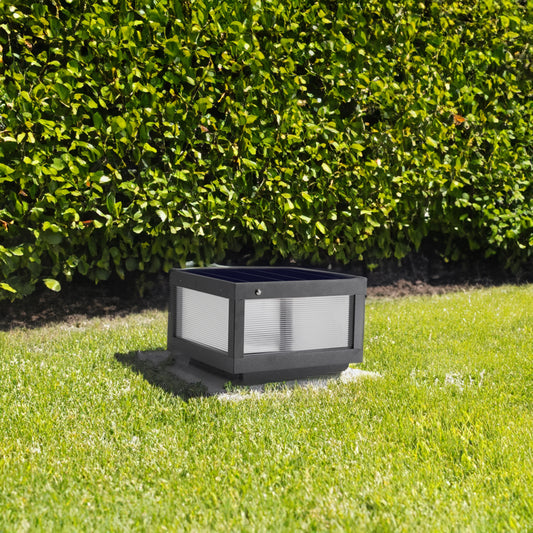 Solar Wall Lamp With Dimmable LED Aluminium